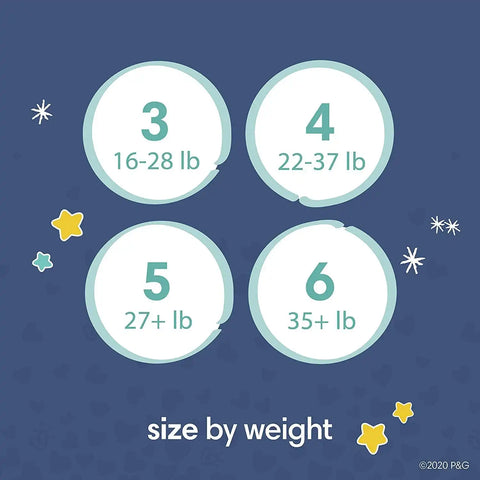 Overnight Diapers Size 4, 58 Count and Baby Wipes - Pampers Swaddlers Overnights Disposable Baby Diapers and Sweet Dreams Wipes, 12X Pop-Top (672 Count)
