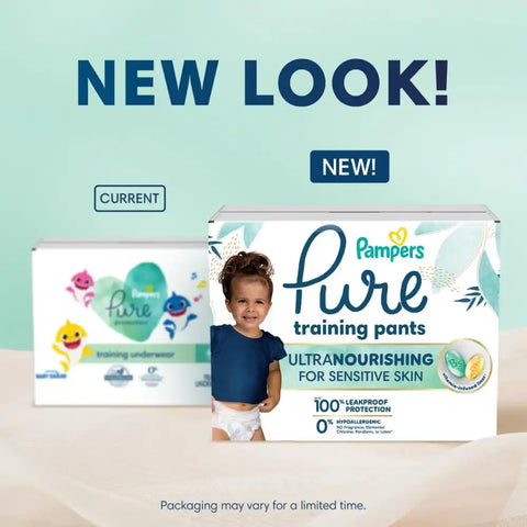 Pampers Pure Protection Training Underwear, Unisex, Size 4T5T, 52 Count, Premium, Hypoallergenic, Soft, Absorbent