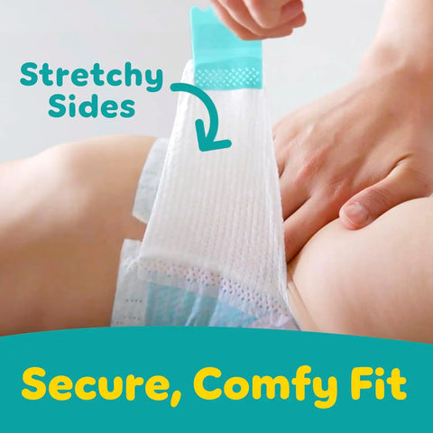 Pampers Diapers - Baby Dry - Size 2, 186 Count, Absorbent Disposable Infant Diaper (Packaging May Vary)