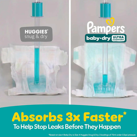 Pampers Diapers - Baby Dry - Size 7, 88 Count, Absorbent Disposable Infant Diaper (Packaging May Vary)