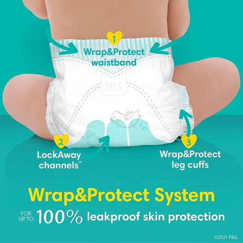 Pampers Disposable Diapers Size 3, Swaddlers 168 Count + Overnight (66 Count)