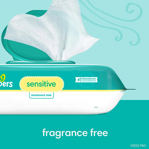 Diapers Size 3, 168 Count and Baby Wipes - Pampers Pull On Cruisers 360° Fit Baby Diapers with Stretchy Waistband, ONE MONTH SUPPLY with Sensitive Wipes, 6X Pop-Tops, 336 Count (Packaging May Vary)