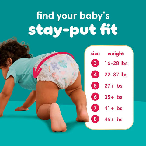 Pampers Diapers - Cruisers 360 - Size 5, 56 Count, Babyproof up to 100% Leakproof Pull-On Diaper