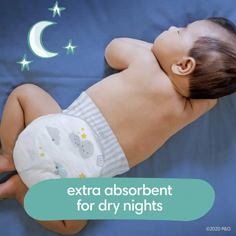 Overnight Diapers Size 6, 42 Count and Baby Wipes - Pampers Swaddlers Overnights Disposable Baby Diapers and Sweet Dreams Wipes, 12X Pop-Top (672 Count)