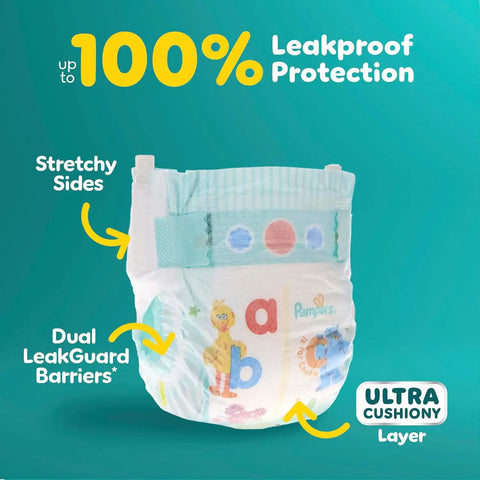 Pampers Diapers - Baby Dry - Size 2, 112 Count, Absorbent Disposable Infant Diaper (Packaging May Vary)
