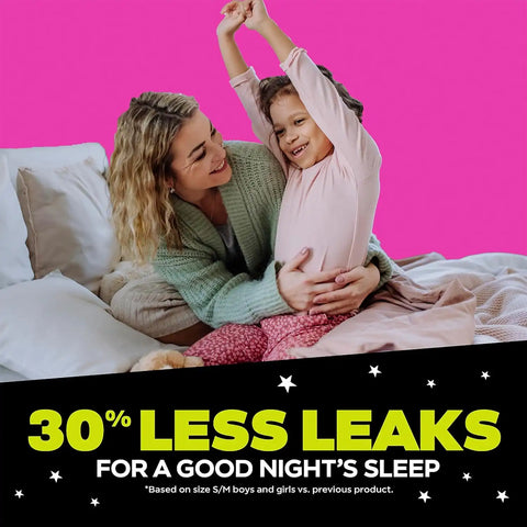 Ninjamas Girls Bedwetting Nighttime Underwear - Size L (64-95+ lbs), 11 Count, Overnight Protection, Ultra Absorbent, Hypoallergenic