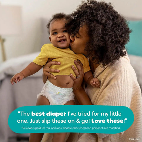 Pampers Swaddlers 360 Pull-On Diapers, Size 6, 92 Count, with Sensitive Water Based Baby Wipes 12 Flip-Top Packs (1008 Wipes Total)