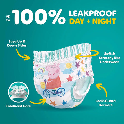 Pampers Easy Ups Pull On Training Underwear Girls, 2T-3T, 2 Month Supply (2 x 140 Count) with Sensitive Water Based Baby Wipes 12X Multi Pack Pop-Top and Refill (1008 Count)
