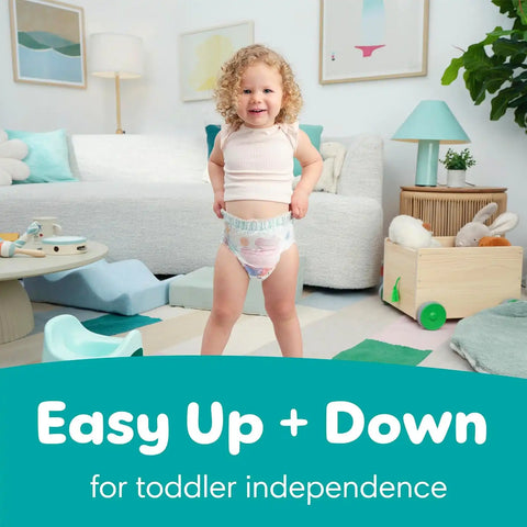 Pampers Easy Ups Pull On Training Pants Peppa Pig, 5T-6T, One Month Supply (844 Count) with Sensitive Water Based Baby Wipes 12 Flip-Top Packs (1008 Wipes Total)