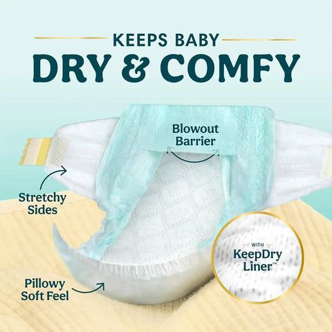 Pampers Swaddlers Disposable Baby Diapers Size 7, One Month Supply (88 Count) with Sensitive Water Based Baby Wipes 4X Pop-Top Packs (336 Count) [Packaging May Vary]