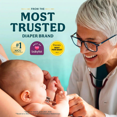 Pampers Swaddlers Diapers, Size 8 (30+ lbs), 60 Count, Fragrance Free, Hypoallergenic, Absorbent, Pediatrician Recommended, Skin Safe