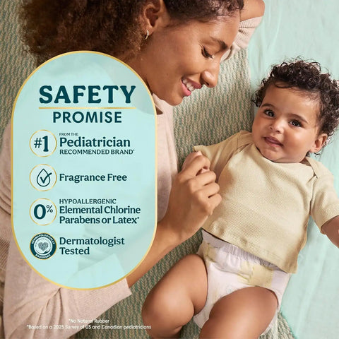 Pampers Swaddlers Diapers, Size 8 (30+ lbs), 60 Count, Fragrance Free, Hypoallergenic, Absorbent, Pediatrician Recommended, Skin Safe